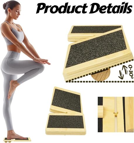 Ankle Foot Balance Board Trainer - Enhancer for Ankle Sprain Recovery Training, Balance and Stability Trainer for Daily Exercise, Wobble Board for Physical Therapy, Balance Training with Storage Bag in Kuwait