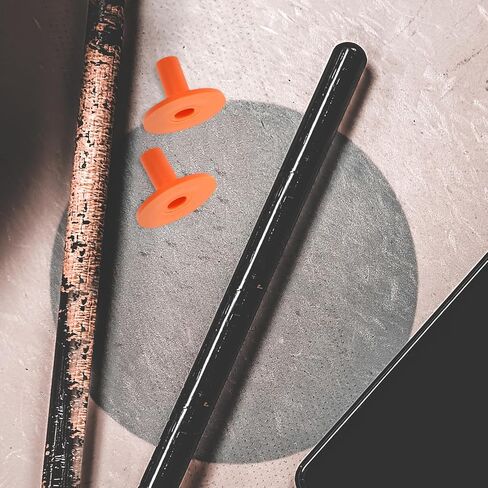 10pcs Orange Plastic Cymbal Sleeves Replacement for Drum Kits Flanged Tubes Drum Hardware Guard Parts Compatible with Professional in Saudi Arabia