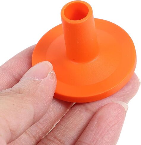 10pcs Orange Plastic Cymbal Sleeves Replacement for Drum Kits Flanged Tubes Drum Hardware Guard Parts Compatible with Professional in Saudi Arabia