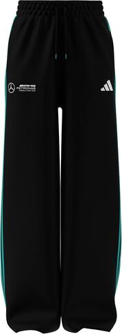 adidas Women's Mercedes - AMG Petronas Formula 1 Team Pants, Black/White, Small in Saudi Arabia
