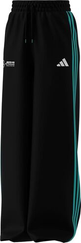 adidas Women's Mercedes - AMG Petronas Formula 1 Team Pants, Black/White, Small in Saudi Arabia