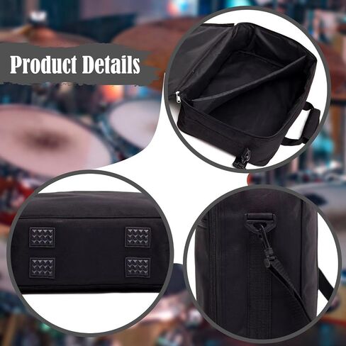 Drum Pedal Bag Double Bass Drum Pedals Shoulder Bag Thickened Oxford Cloth Accessory Double Pedal Storage Case for Travel in Saudi Arabia