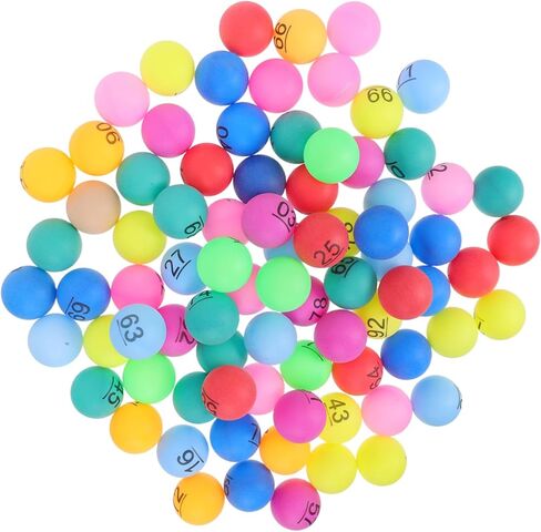 100 قطعة من كرات السحب البلاستيكية المختلطة التعليمية الممتعة من كرات لعبة البنغو لمدارس الحفلات in Kuwait