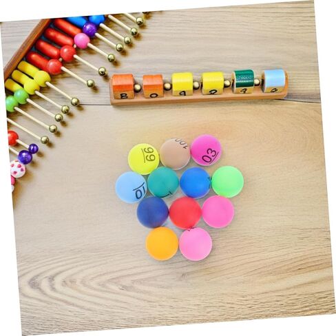 Kisangel 100pcs Lottery Balls Numbers Mixed Table Tennis Balls for Bingo Raffle and School Events in Kuwait