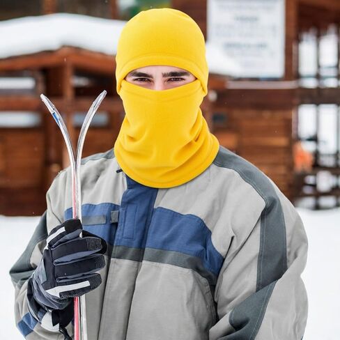 6 Pcs Ski Mask for Men Full Face Cover Winter Warm Fleece Balaclava Windproof Thermal Winter Face Mask Cover in Saudi Arabia