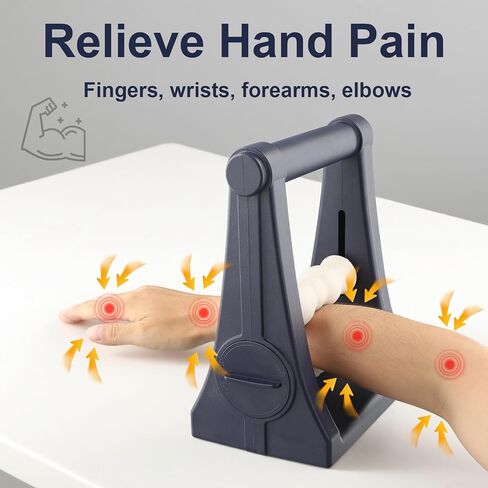 PebblePulse Forearm Massager – Adjustable Pressure Forearm Massager for Tennis Elbow Relief, Self-Massage Roller for Muscle Recovery, Pain Relief, Physical Therapy & Daily Hand Care in Saudi Arabia