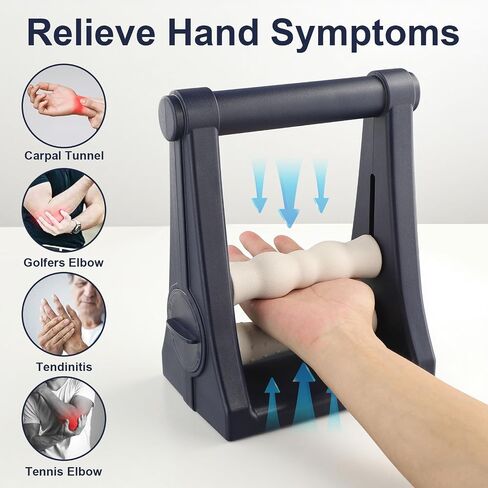 PebblePulse Forearm Massager – Adjustable Pressure Forearm Massager for Tennis Elbow Relief, Self-Massage Roller for Muscle Recovery, Pain Relief, Physical Therapy & Daily Hand Care in Saudi Arabia