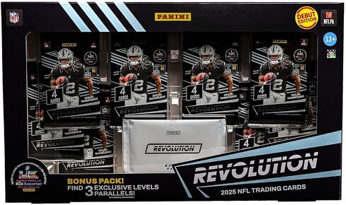 2025 Panini Revolution Football Debut Edition Trading Card Box (6 Autographs Per Box) in Saudi Arabia