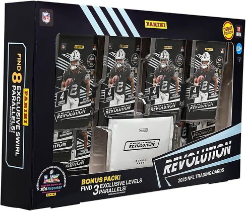 2025 Panini Revolution Football Debut Edition Trading Card Box (6 Autographs Per Box) in Saudi Arabia