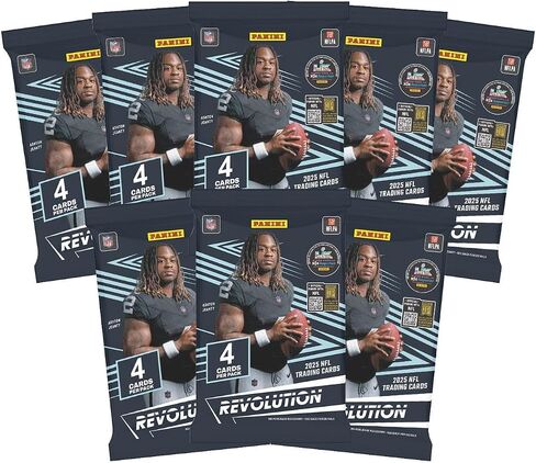 2025 Panini Revolution Football Debut Edition Trading Card Box (6 Autographs Per Box) in Saudi Arabia