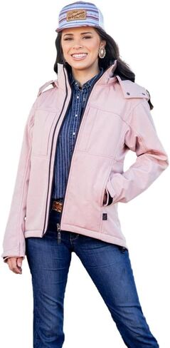 STS Ranchwear Western Jacket Womens Weston Softshell Blush STS9123 in Saudi Arabia