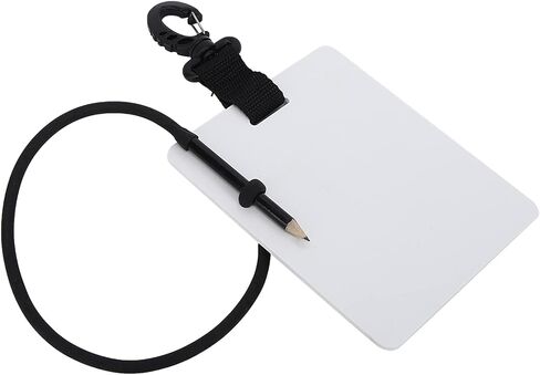 Plastic Underwater Writting Slate Notebook Gear Board with Replaceable Pencil for Divers in Saudi Arabia