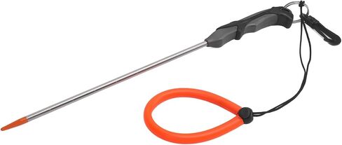 Scuba Diving Stick 316 Stainless Steel Noise Maker Lobster Tickle Stick Pointer Rod with Scale Lanyard Buckle Gray Handle for Underwater Snorkeling in Saudi Arabia