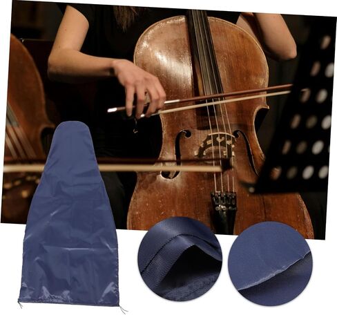 Portable Cello Cover Protector Dustproof Cello Protection Sleeve Waterproof Anti-Scratch Cover for Adjustable Size Suitable for Home and Travel in Saudi Arabia