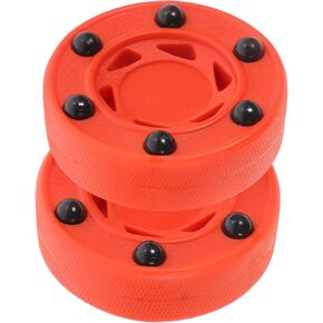 2pcs Inline Hockey Pucks for Street Hockey Training Sturdy Practice Pucks for Boys and Girls and Adults for Outdoor Games in Saudi Arabia