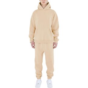 HHGKED Men's Sweatsuits 2 Piece Outfits Baggy Travel Vacation Fashion Clothes Casual Hoodie Jogging Track suits Sets in Kuwait