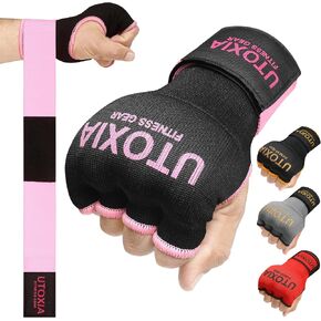 Boxing Hand Wraps Inner Gloves for Men & Women – Quick Gel Padded Boxing Wraps for Women & Hand Wraps for Boxing Gloves – Elasticated Boxing Wrap Wrist Straps for Knuckle Protection in Saudi Arabia