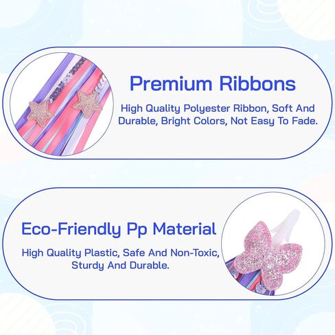 2 Pcs Rainbow Bike Streamers for Girls Boys, Colorful Handlebar Tassels Bicycle Accessories Scooter Bicycle Tricycle Handlebar Streamers Handle Bar Grips for Handlebars Fun Bike in Saudi Arabia