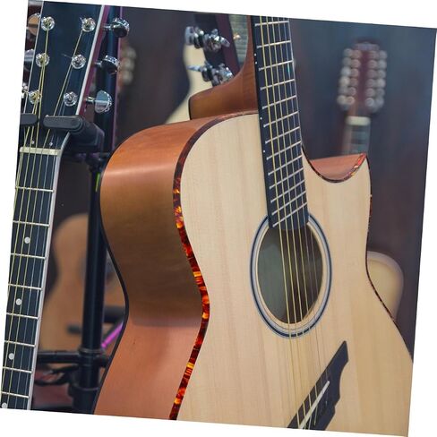 Generic 2pcs Brown Abs Guitar Purfling Strips Binding Trim Inlay Parts for Acoustic Electric Bass Ukulele Mandolin Repair Craft in Saudi Arabia