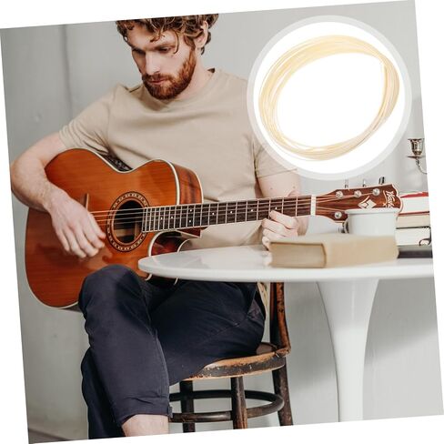10pcs Abs Guitar Binding Strips White Guitar Edge Protector for Acoustic Scratch-resistant Inlay Decor Easy Installation in Saudi Arabia