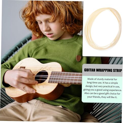 10pcs Abs Guitar Binding Strips White Guitar Edge Protector for Acoustic Scratch-resistant Inlay Decor Easy Installation in Saudi Arabia