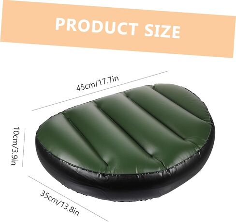 Inflatable Seat Cushion for Boats Ergonomic Design High Resilience Performance Lightweight Compact for Outdoor Drifting Upgrades Comfort for Inflatable Kayaks in Saudi Arabia
