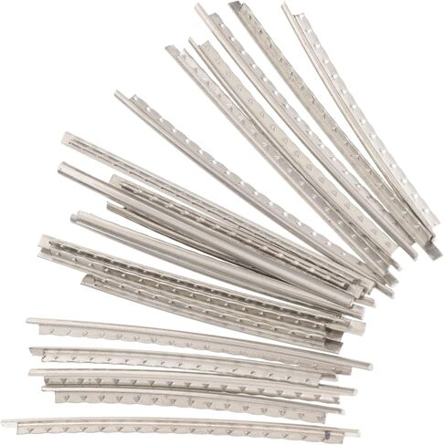 VANZACK 40Pcs Reliable Guitar Fret White Copper Electric Guitar Frets Durable Luthier Tools for Acoustic Electric Guitars Compact Resistant Design in Saudi Arabia