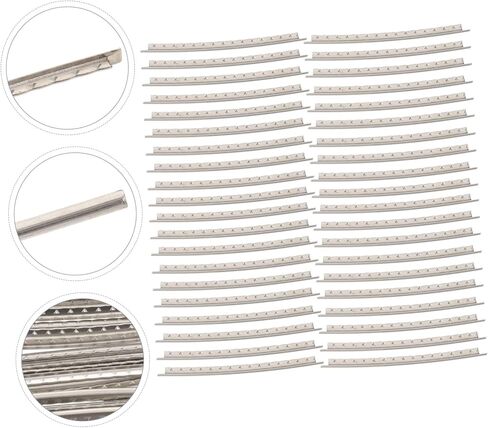 VANZACK 40Pcs Reliable Guitar Fret White Copper Electric Guitar Frets Durable Luthier Tools for Acoustic Electric Guitars Compact Resistant Design in Saudi Arabia