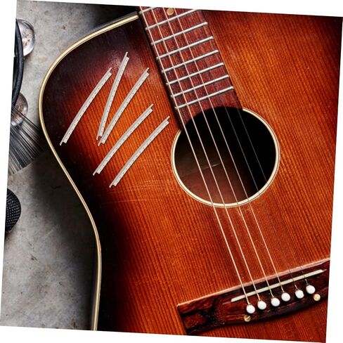 VANZACK 40Pcs Reliable Guitar Fret White Copper Electric Guitar Frets Durable Luthier Tools for Acoustic Electric Guitars Compact Resistant Design in Saudi Arabia