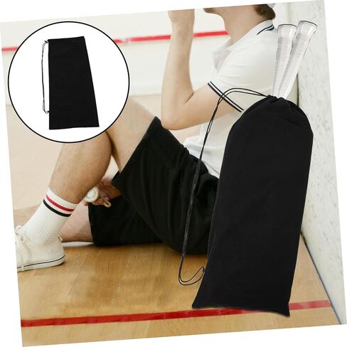 Toyvian Badminton Racket Cover Bag Single Shoulder Durable Pouch for Easy Carrying Spacious Design for Multiple Racquets for Outdoor and Indoor Sports in Saudi Arabia