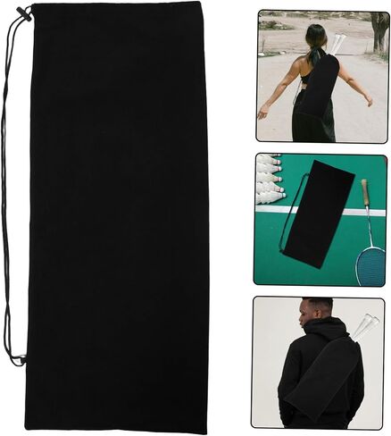 Toyvian Badminton Racket Cover Bag Single Shoulder Durable Pouch for Easy Carrying Spacious Design for Multiple Racquets for Outdoor and Indoor Sports in Saudi Arabia
