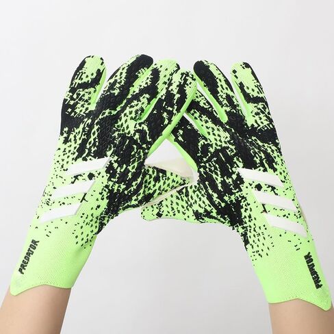 Soccer Goalkeeper Gloves Goalie Training Gloves Strong Grip Anti-Slip and Breathable for Adults and Children in Kuwait