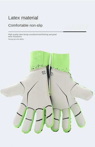 Soccer Goalkeeper Gloves Goalie Training Gloves Strong Grip Anti-Slip and Breathable for Adults and Children in Kuwait