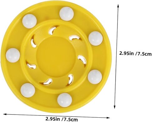 2Pcs Roller Hockey Puck Durable Ice Hockey Training Tools for Practice Competition High Hardness Material Smooth Surface for Enhanced Performance for Teams Clubs in Saudi Arabia