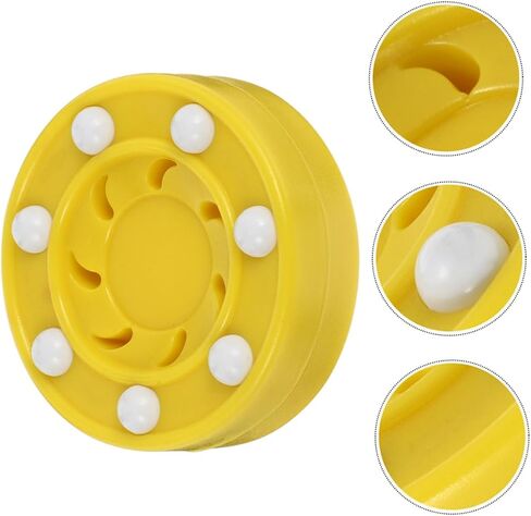 2Pcs Roller Hockey Puck Durable Ice Hockey Training Tools for Practice Competition High Hardness Material Smooth Surface for Enhanced Performance for Teams Clubs in Saudi Arabia