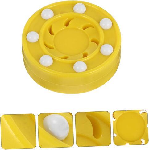 2Pcs Roller Hockey Puck Durable Ice Hockey Training Tools for Practice Competition High Hardness Material Smooth Surface for Enhanced Performance for Teams Clubs in Saudi Arabia