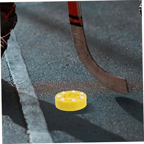 2Pcs Roller Hockey Puck Durable Ice Hockey Training Tools for Practice Competition High Hardness Material Smooth Surface for Enhanced Performance for Teams Clubs in Saudi Arabia