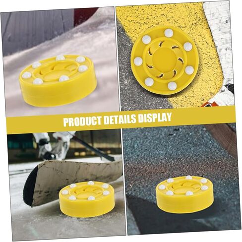 2Pcs Roller Hockey Puck Durable Ice Hockey Training Tools for Practice Competition High Hardness Material Smooth Surface for Enhanced Performance for Teams Clubs in Saudi Arabia