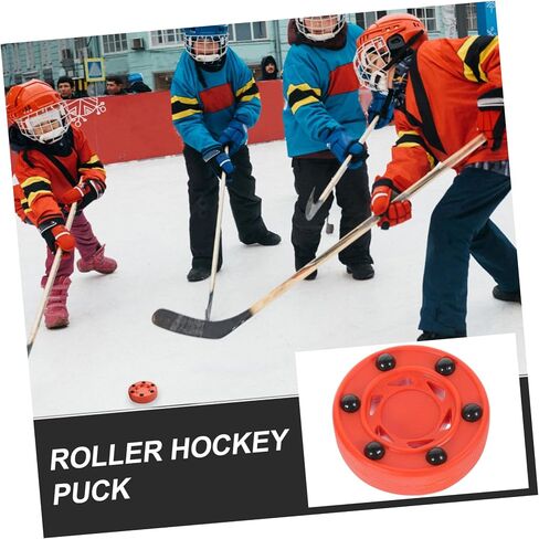 2pcs Inline Hockey Pucks for Street Hockey Training Sturdy Practice Pucks for Boys and Girls and Adults for Outdoor Games in Saudi Arabia