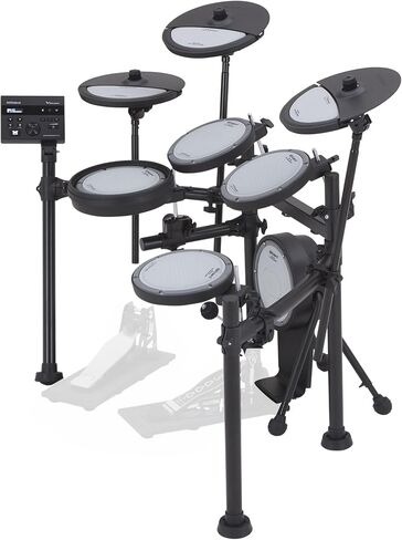 Roland VQD106 V-Drums Quiet Design Kit Bundle with Cable, Drumsticks, Drumstick Bag, and Austin Bazaar Polishing Cloth in Saudi Arabia