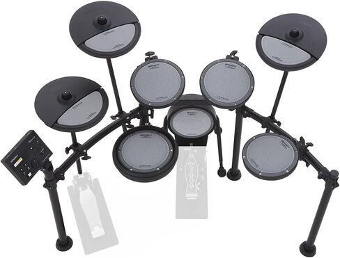 Roland VQD106 V-Drums Quiet Design Kit Bundle with Cable, Drumsticks, Drumstick Bag, and Austin Bazaar Polishing Cloth in Saudi Arabia