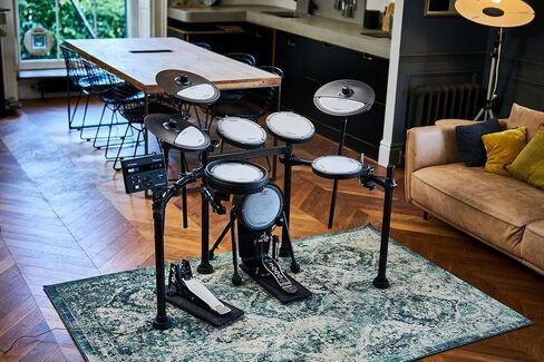 Roland VQD106 V-Drums Quiet Design Kit Bundle with Cable, Drumsticks, Drumstick Bag, and Austin Bazaar Polishing Cloth in Saudi Arabia