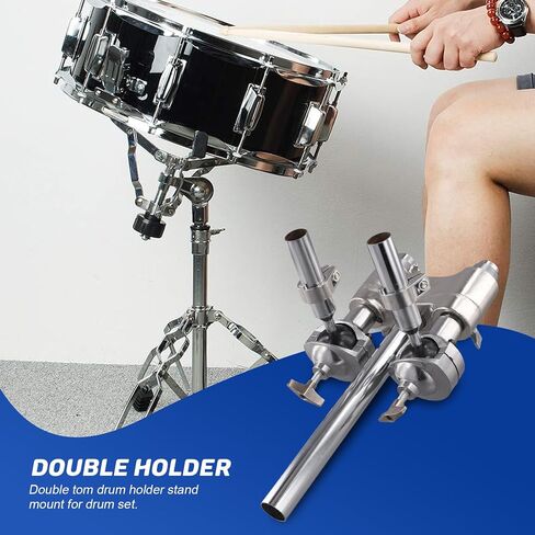 Drum Mount Clamp Holder Rack Drum Holder Bracket Support for Drummer Drum Percussion Instrument Replacement Accessory in Saudi Arabia