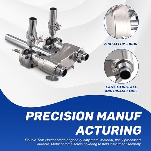 Drum Mount Clamp Holder Rack Drum Holder Bracket Support for Drummer Drum Percussion Instrument Replacement Accessory in Saudi Arabia