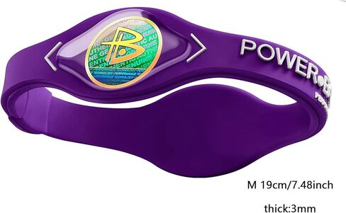 Power Balance سوار معصم الأداء الأصلي الأصلي، أساور معصم مطاطية من السيليكون أساور رياضية سوار معصم للرجال والنساء، أساور طاقة، آمنة مقاومة للماء وخفيفة الوزن ومتينة in Kuwait