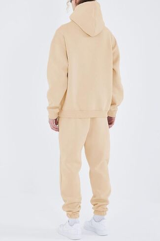 HHGKED Men's Sweatsuits 2 Piece Outfits Baggy Travel Vacation Fashion Clothes Casual Hoodie Jogging Track suits Sets in Kuwait