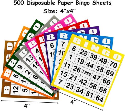 SEETOOOGAMES Deluxe Bingo Game Set - Metal Cage, 50 Bingo Cards, 500 Paper Sheets, 500 Chips, 75 Balls, Plastic Master Board - Great for Large Groups, Family Games Nights Parties (Round Cage) in Saudi Arabia