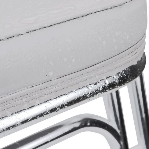 Premium Folding Deck Chair Boat Seat, White in Saudi Arabia