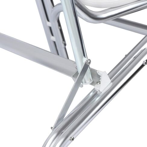 Premium Folding Deck Chair Boat Seat, White in Saudi Arabia