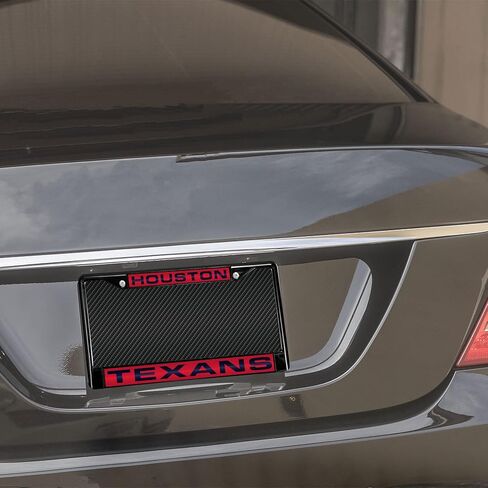 Rico Industries NFL Fan Shop Laser Cut Inlaid Standard Chrome License Plate Frame in Saudi Arabia